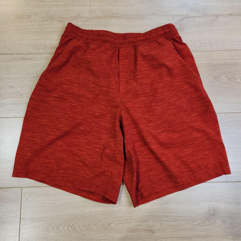 Lululemon Athletic Shorts Mens 32 Red 9" Drawstring Pockets Running Gym